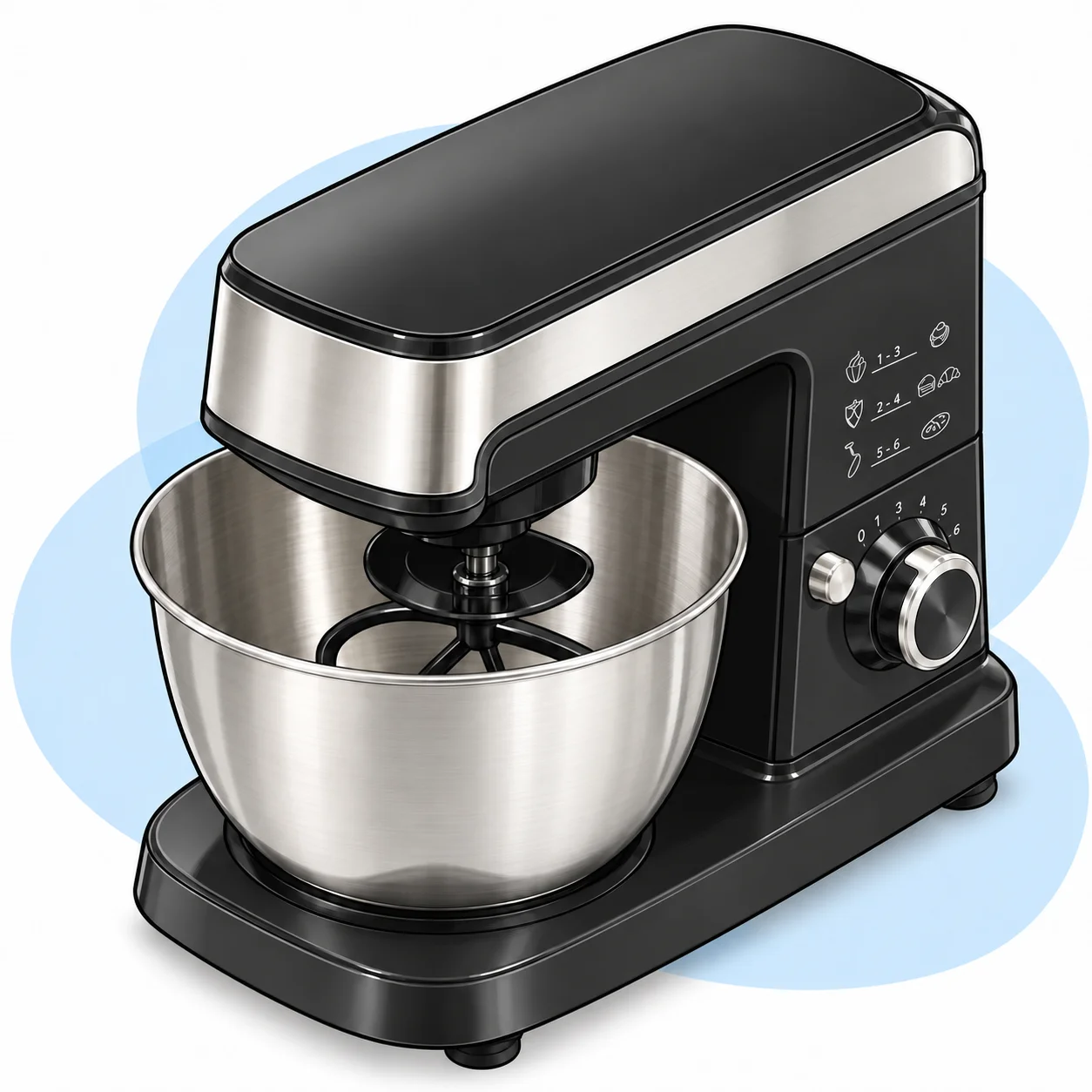 Hamilton Beach 7 Speed Stand Mixer, 4 Quart
