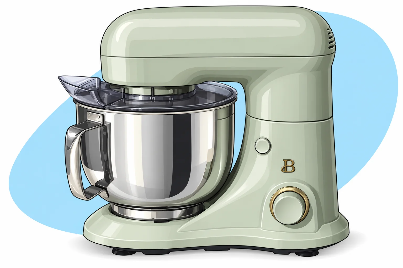 Martha Stewart 5.3QT Tilt Head Stand Mixer